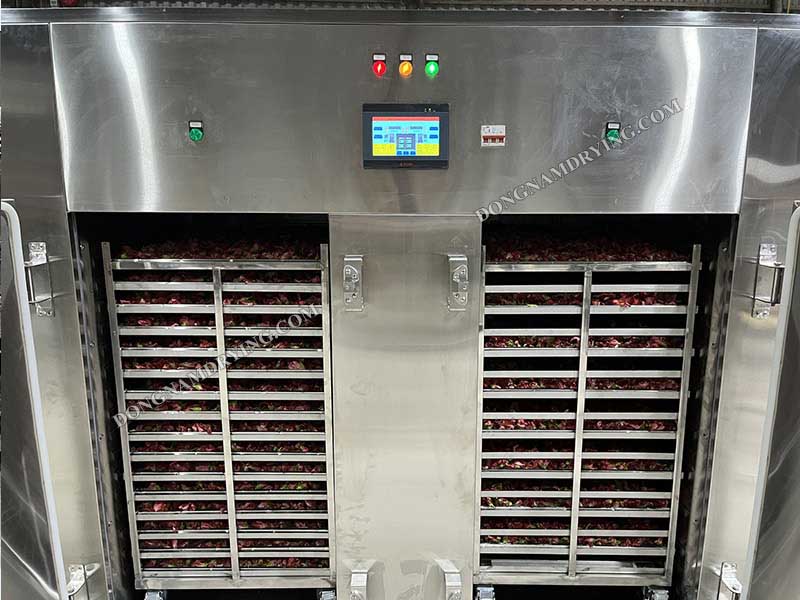 Buồng sấy rộng đem lại năng suất sấy cao