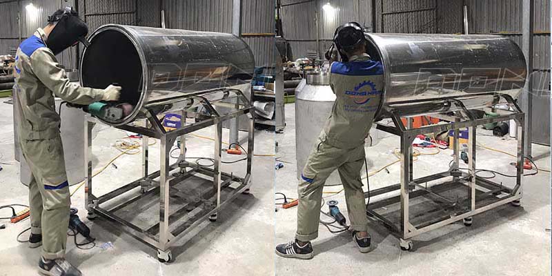 Sản xuất máy sấy thăng hoa 15kg