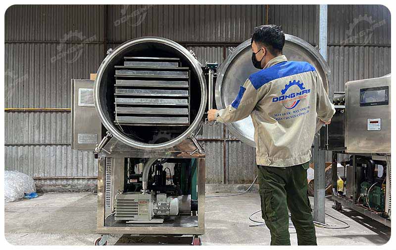 Nguyên lý hoạt động máy sấy thăng hoa công nghiệp