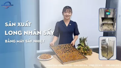 Embedded thumbnail for Quy trình sản xuất long nhãn sấy khô đều, vàng óng bằng máy sấy nhiệt Đông Nam
