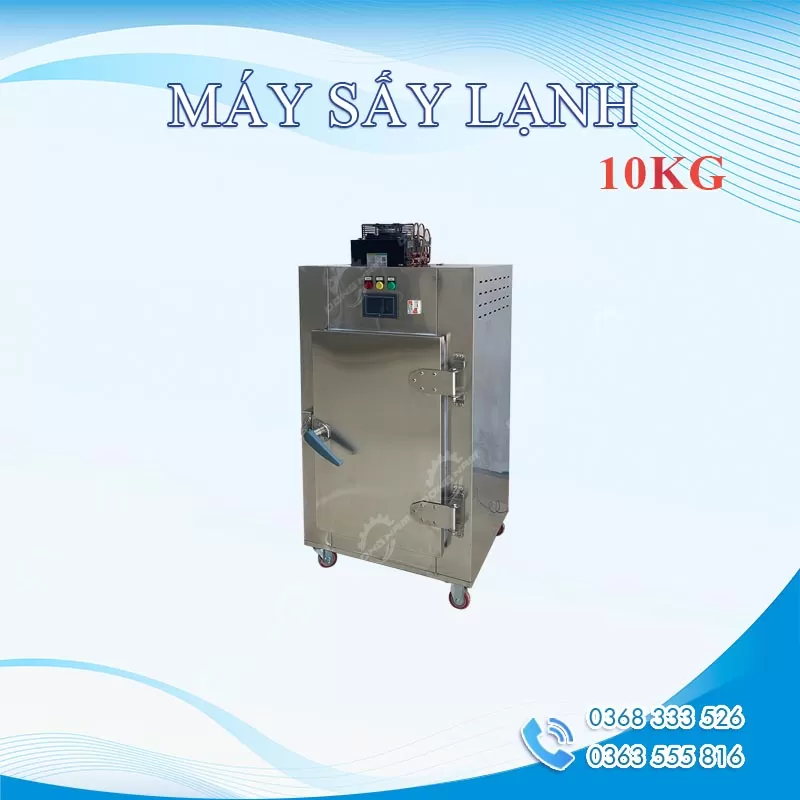 Máy sấy lạnh 10kg sấy thành phẩm giá trị cao Máy sấy lạnh 10kg sấy thành phẩm giá trị cao