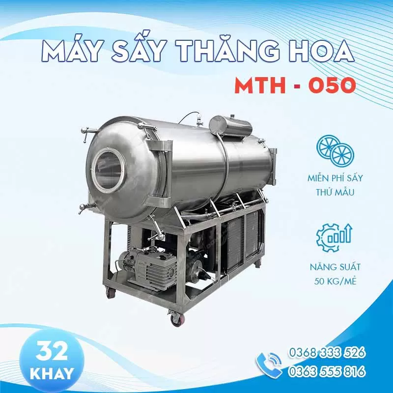 Máy sấy thăng hoa 50kg Máy sấy thăng hoa 50kg
