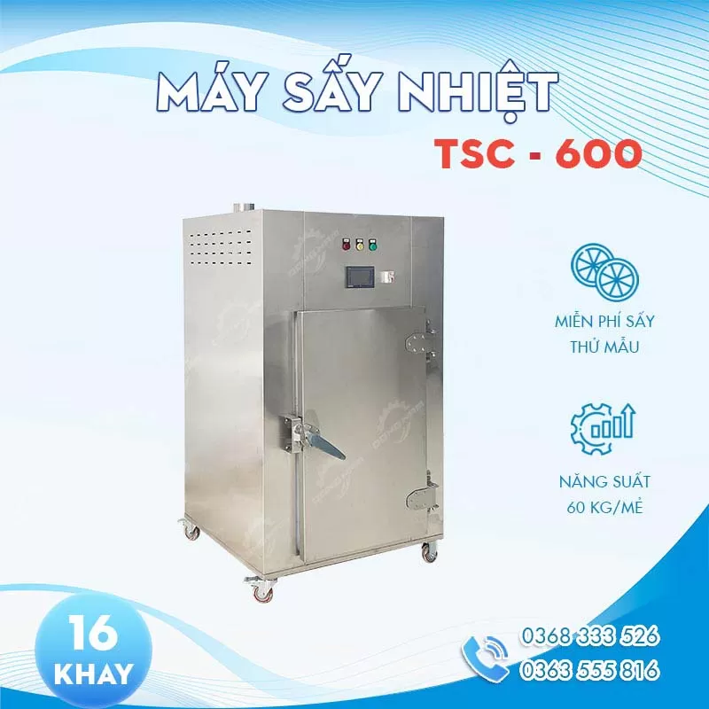 Máy sấy thực phẩm 16 khay Máy sấy thực phẩm 16 khay