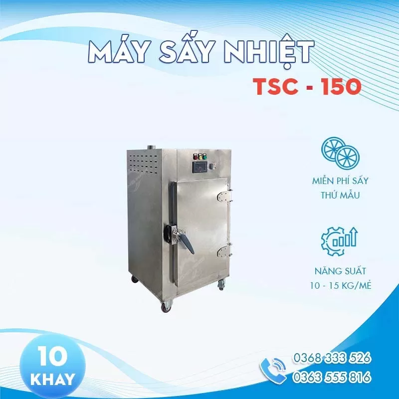 Máy sấy thực phẩm 10 khay Máy sấy thực phẩm 10 khay